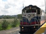 Metro-North Railroad Engine 4189 Leads A Southbound Train From Suffern, NY To Hoboken, NJ
